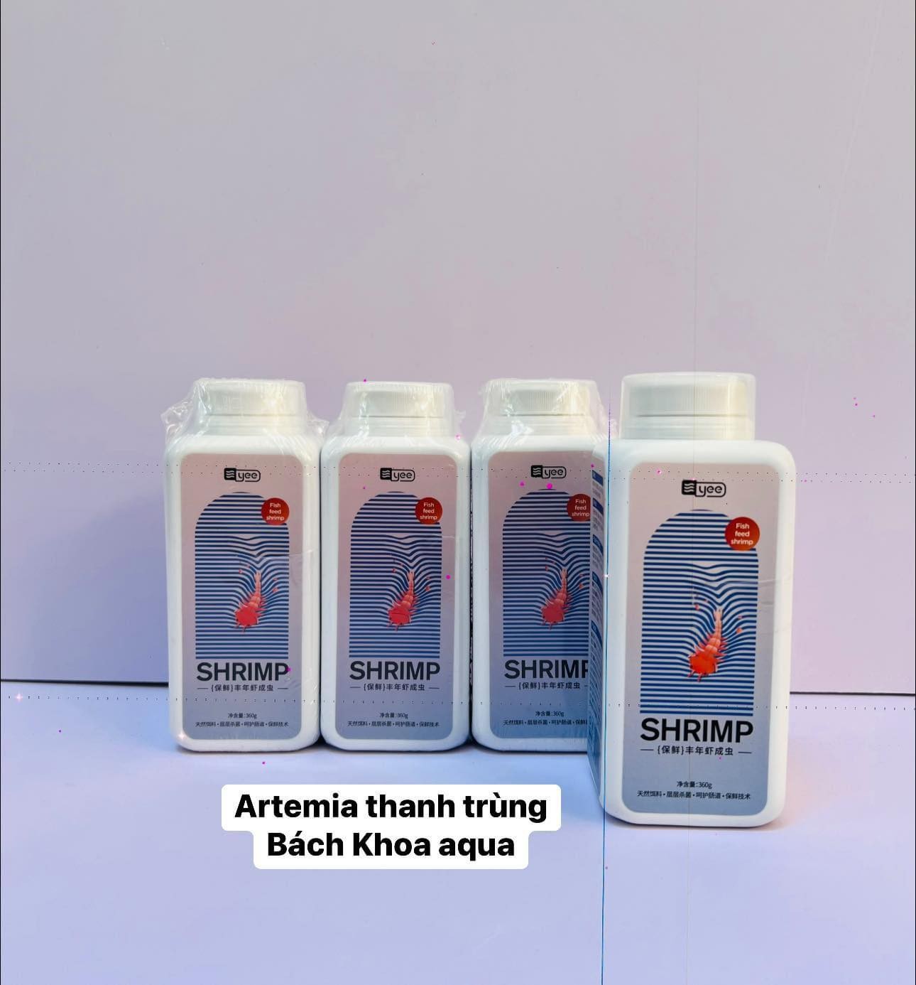 Thức ăn YEE Artemia thanh trùng 360gr